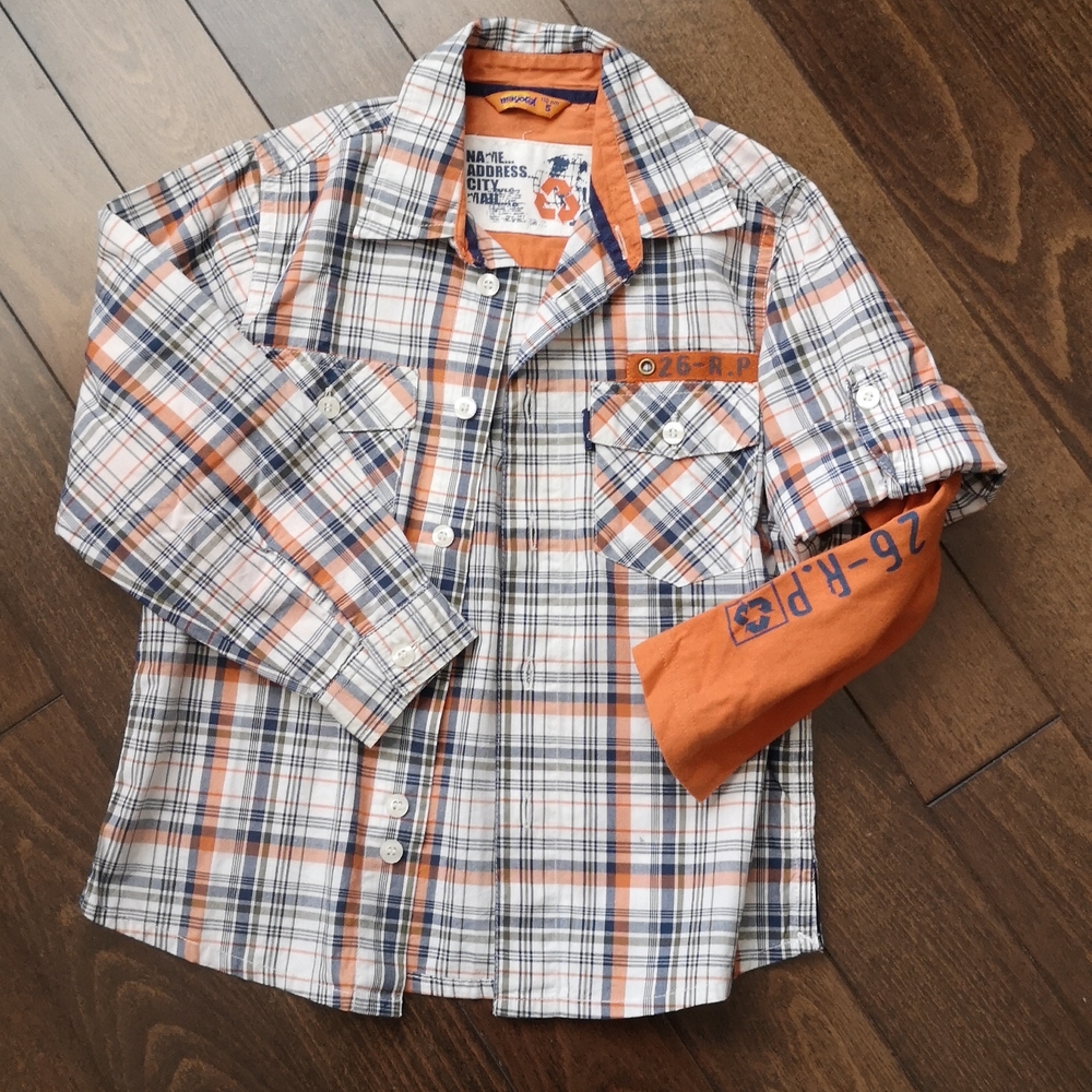 Mayoral long-sleeve shirt for boys- size 5